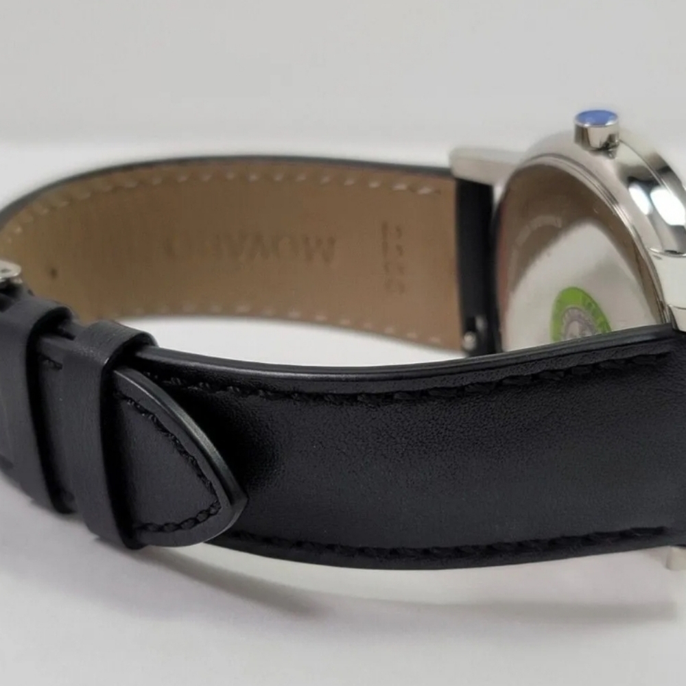 ***SOLD*** Movado Men's Museum Classic Leather Strap Watch with Black Dial - Picture 10 of 14